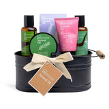IDC Institute Natural Oil Tin Basket Bath Set
