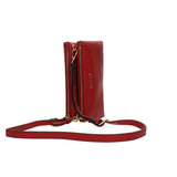 Azade Cross Double Pouch Bag Κόκκινη