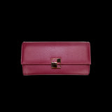 Azade folded wallet wine red