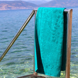 Azade Πετσέτα Θαλάσσης Dark Green 80x160cm
