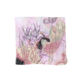 Azade φουλάρι flower print μωβ