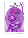 essence gel nails at home cleansing sponge