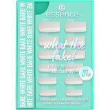 essence what the fake! PRESS-ON NAILS manicure set 04 BARE WHITE 28pcs