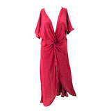 Azade pink knotted dress One Size