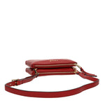 Azade Cross Double Pouch Bag Κόκκινη