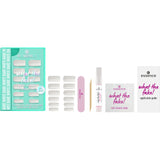 essence what the fake! PRESS-ON NAILS manicure set 04 BARE WHITE 28pcs