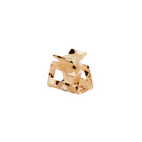 Azade Hair claw square leopard beige