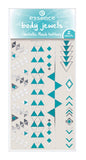 essence body jewels- metallic flash tattoos 10 tribal style 15pcs