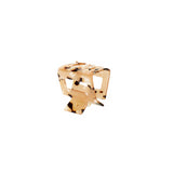Azade Hair claw square leopard beige