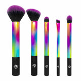 W7 Rainbow Professional Makeup Brush Set 5pcs