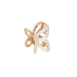Azade Hair claw  butterfly white