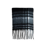 Azade κασκόλ μαύρο-γκρι