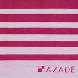 Azade Πετσέτα Θαλάσσης Ριγέ Δίχρωμη Double Face 100x180cm