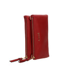 Azade Cross Double Pouch Bag Κόκκινη