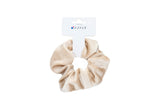 Azade Βελουτέ Μπεζ Scrunchie