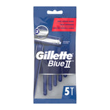 Gillette Blue II Ανδρικά Ξυραφάκια Μιας Χρήσης 5pcs