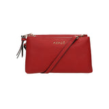 Azade Cross Double Pouch Bag Κόκκινη