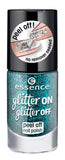 essence glitter on glitter off peel off nail polish 06 glitter in the air 8ml