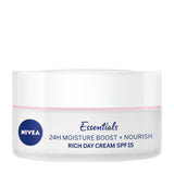 Nivea Ενυδατική Κρέμα Ημέρας SPF15 για Ξηρή Επιδερμίδα 50ml