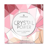 essence crystal power blush & highlighter palette 14g