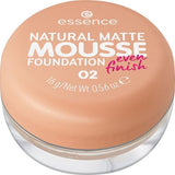 essence NATURAL MATTE MOUSSE FOUNDATION 02 nude 16g
