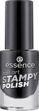 essence nail art STAMPY POLISH 01 blackPerfect match 5ml