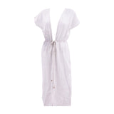 Azade white lurex kimono One Size