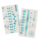 essence body jewels- metallic flash tattoos 10 tribal style 15pcs
