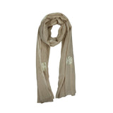 Azade scarf beige/gold