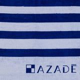 Azade Πετσέτα Θαλάσσης Ριγέ Δίχρωμη Double Face 100x180cm