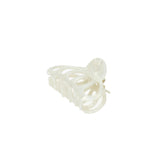 Hair Claw medium marble white