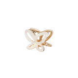 Azade Hair claw  butterfly white