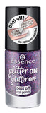 essence glitter on glitter off peel off nail polish 04 spotlight on! 8ml