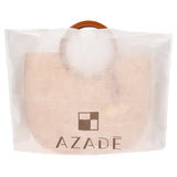 Azade Straw Hand Bag Νatural