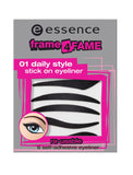 essence frame for fame stick on eyeliner 01 daily style 3pcs