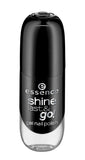 essence shine last & go! gel nail polish 46 black is back 8ml