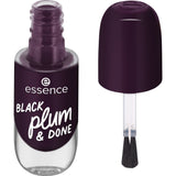 essence gel nail colour 84 BLACK plum & DONE 8ml