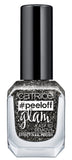 Catrice peeloff glam Easy To Remove Effect Nail Polish 04 Girls Bite Black 11ml