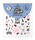 essence girl squad nail & styling stickers 01 forever girl gang 44pcs