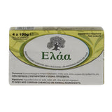 Ελάα Set Σαπούνι Πράσινο Ελαιολάδου 4x100g